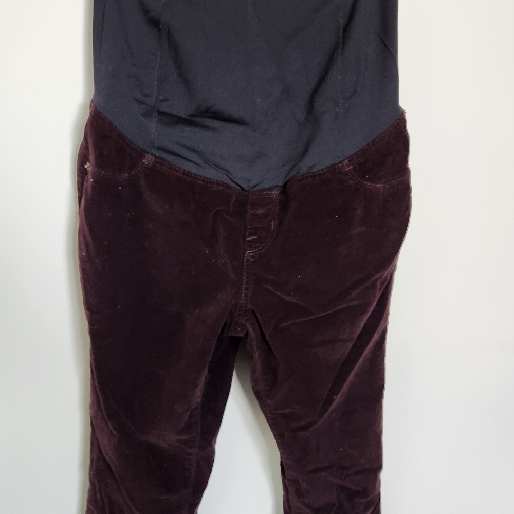 Burgundy maternity cords